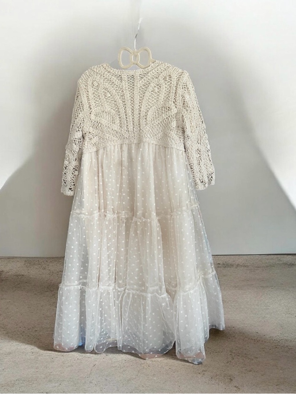 Formal lace and tulle dress size 9